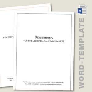 Lebenslauf Jugendliche BU17