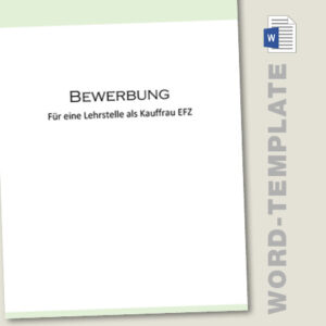 Lebenslauf Jugendliche BU8